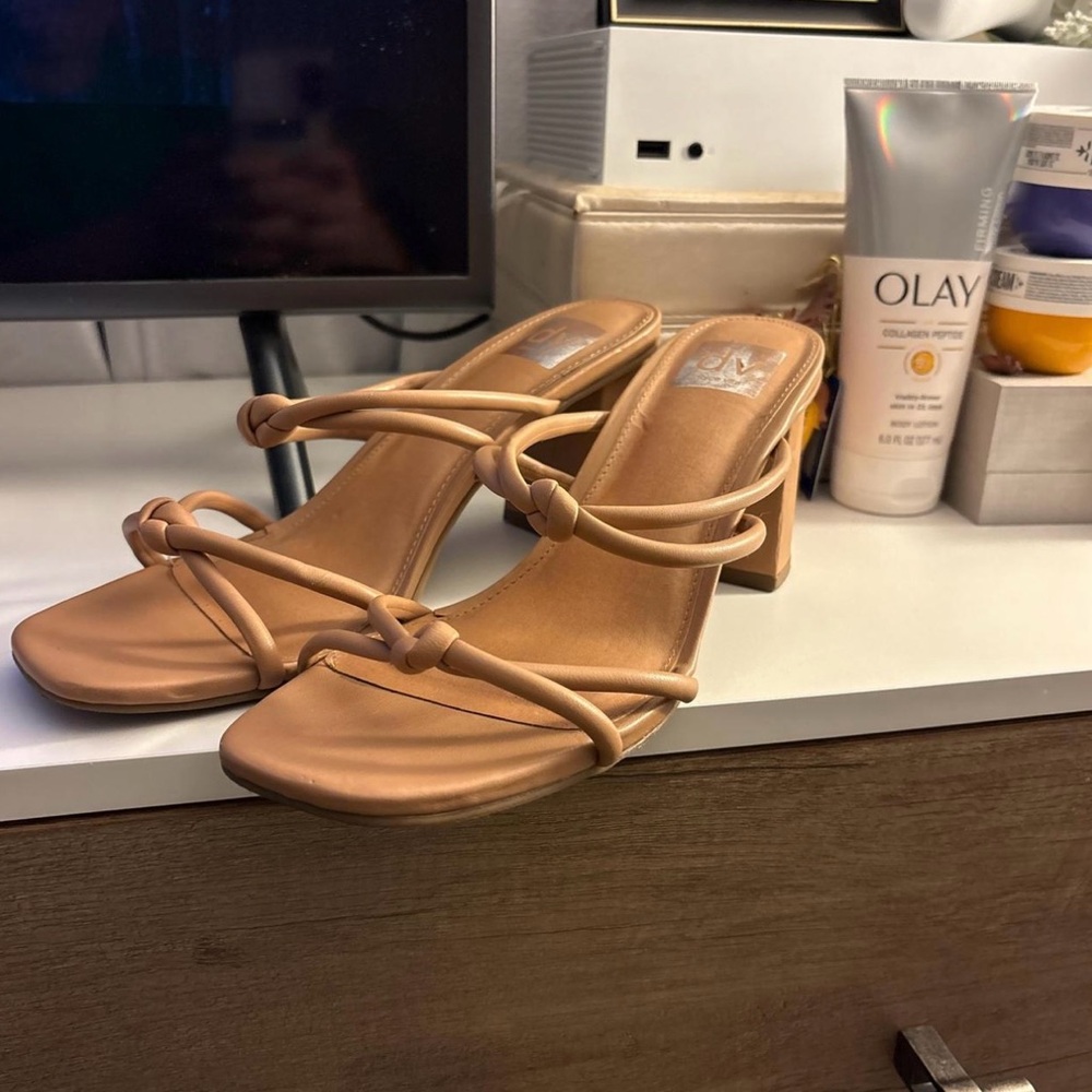Dolce Vita Tan Strappy Heels
